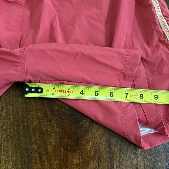 Marine Layer Mens XL Mesh Side Striped Shorts Drawstring Red Clay Gym Active - Picture 10 of 10